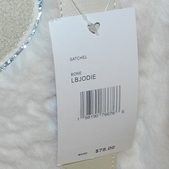 BETSEY JOHNSON LUV BETSEY FAUX FUR LBJODIE SATCHEL HANDBAG 🆕FAST😮💨⚡🚚 - Picture 14 of 16